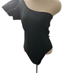 SHEIN Black One-Shoulder Swimsuit. NWOT